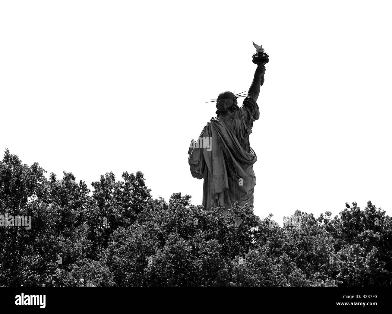 Statua della Libertà di New York, Stati Uniti d'America. Foto Stock