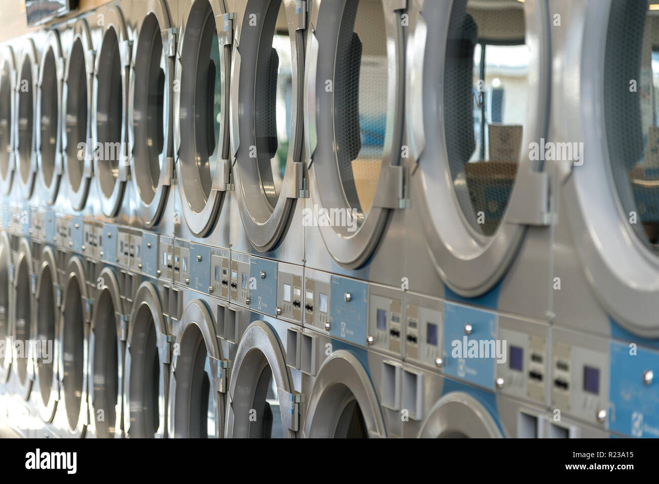 Macchine lavatrici a gettone, STATI UNITI D'AMERICA Foto Stock