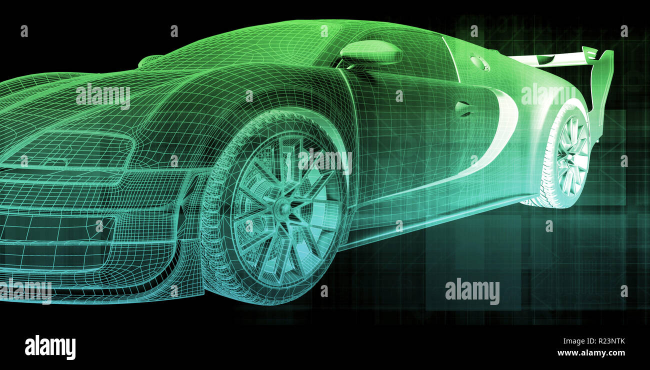 Manutenzione del veicolo o del Servizio di messa a punto della vettura Foto Stock