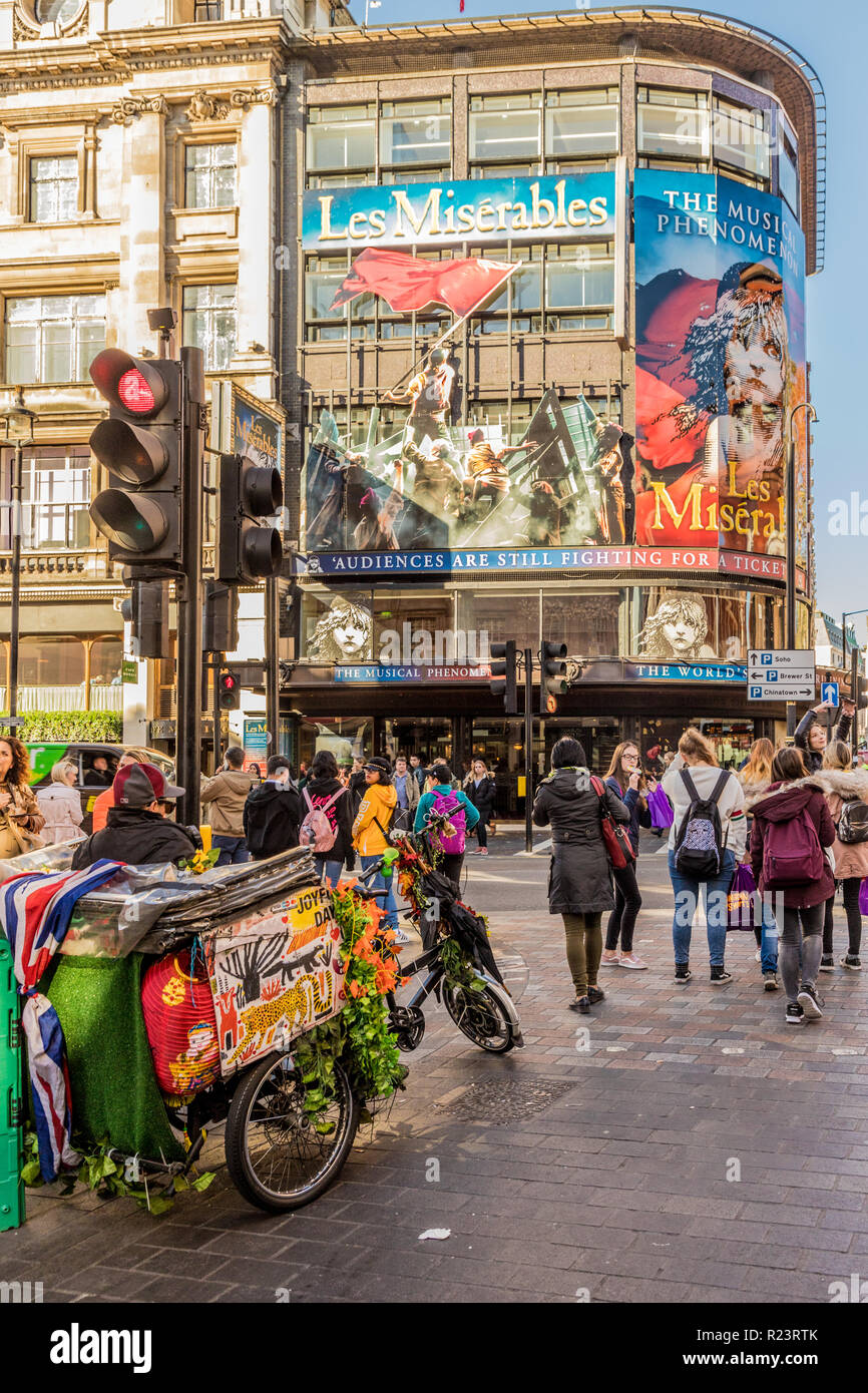 Una tipica vista in Londra Foto Stock
