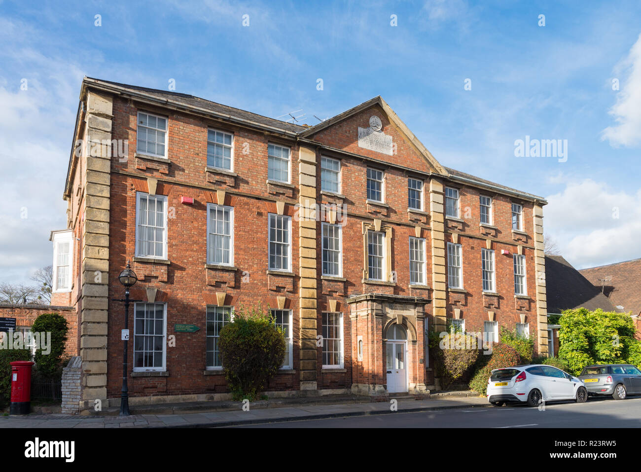 Trinity College edificio scolastico in Church Street, Stratford-upon-Avon, Warwickshire Foto Stock