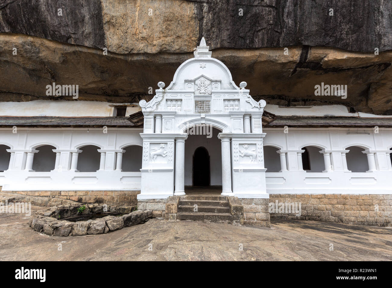 Dambulla tempio nella grotta, Sri Lanka Foto Stock