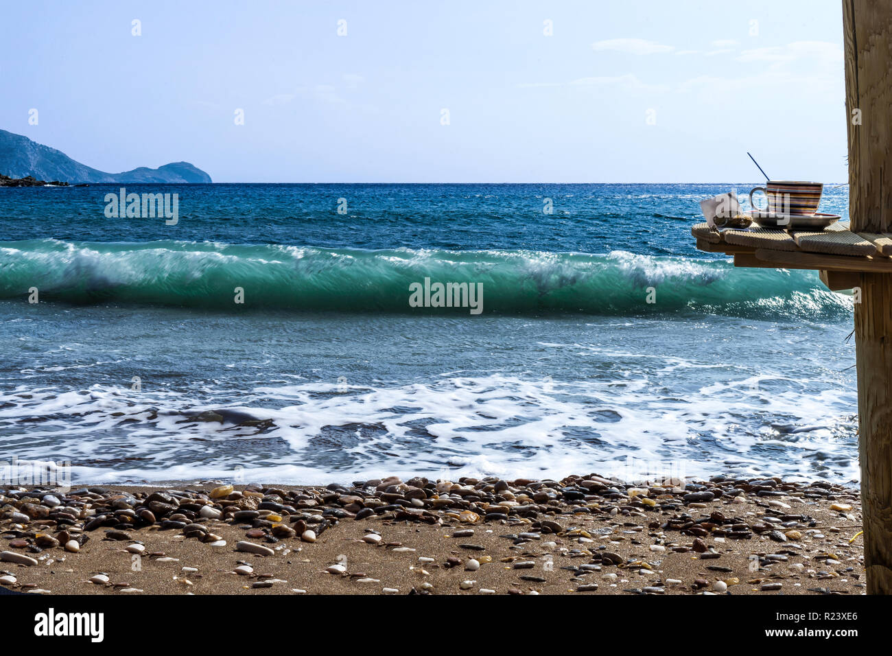 Le isole greche, Syros Foto Stock