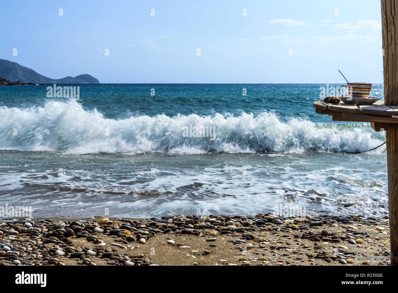 Le isole greche, Syros Foto Stock