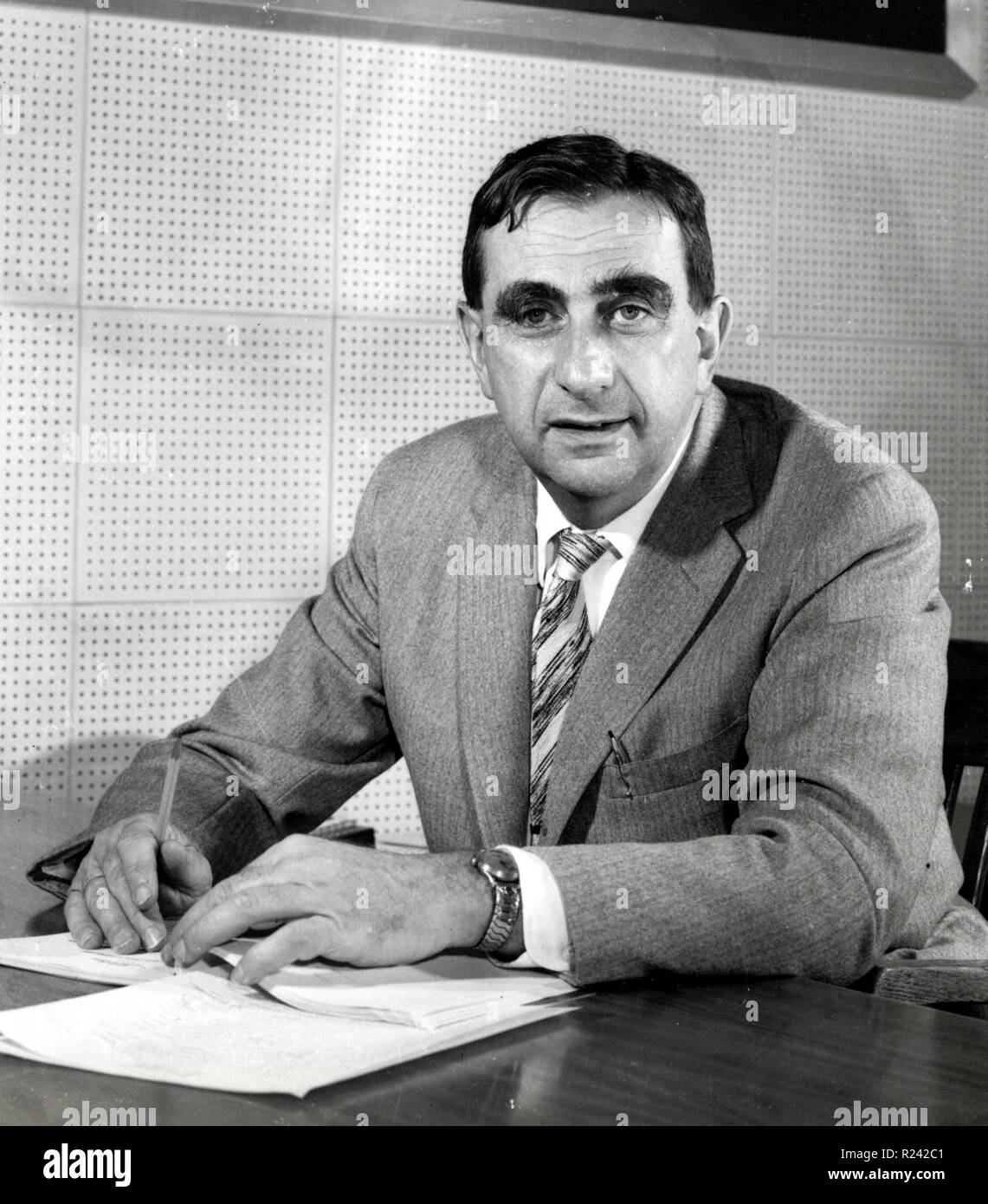 Edward Teller (1908-2003)-ungherese americano nato il fisico teorico; colloquialmente noto come 'il padre della bomba a idrogeno". Foto Stock