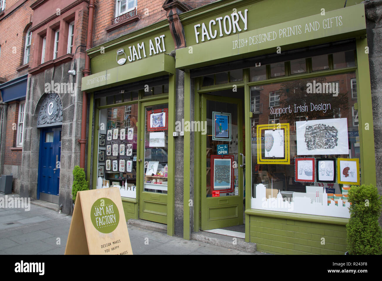 Jam Art Factory Shop, Dublino, Irlanda Foto Stock