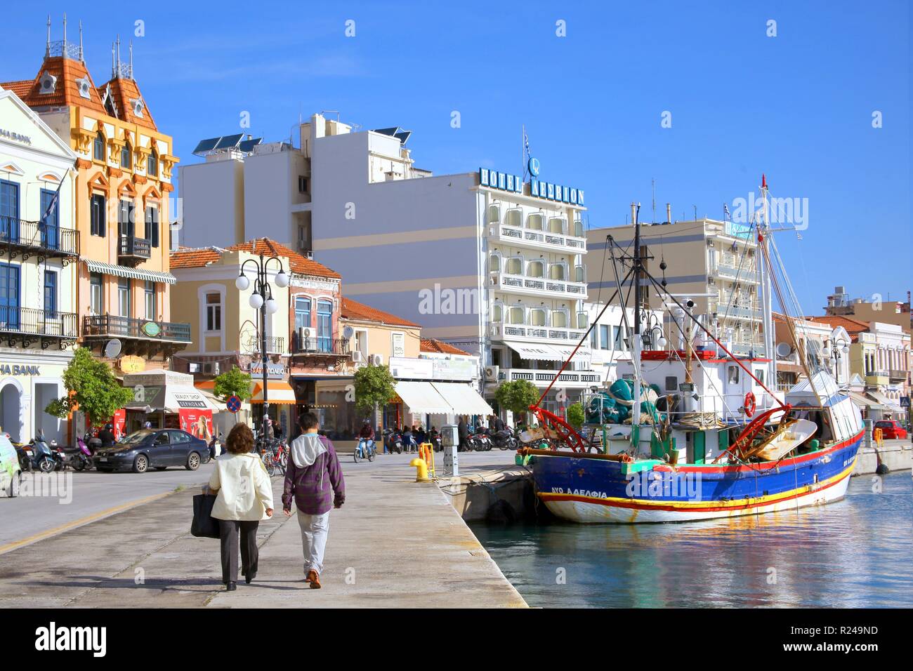 Mitilini, isola di Lesbo, isole greche, Grecia, Europa Foto Stock