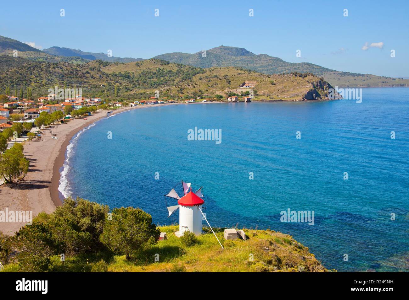 Anaxos, isola di Lesbo, isole greche, Grecia, Europa Foto Stock