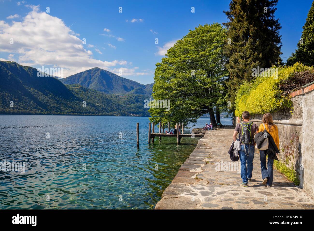 Villa Motta, Orta San Giulio, Piemonte (Piemonte), Italia, Europa Foto Stock