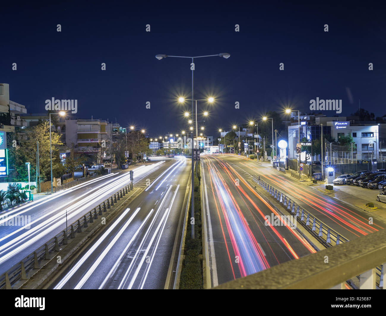Semaforo Sentieri Foto Stock