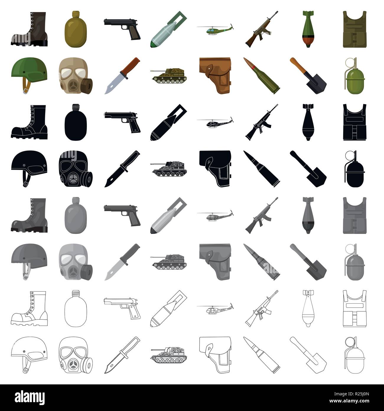 Aereo,army,l'arte,assault,bomba,stivali,bullet,bulletproof,mensa,cartoon,raccolta,combattimento,design,consolidamento,gas,grigio, revolver,elicottero,casco,fondina,icona,immagine,isolato,coltello,logo,maschera militare,,malta,fucile,impostare,il simbolo,serbatoio,attrezzo,vettore,vest,web, Vettori vettore , Illustrazione Vettoriale
