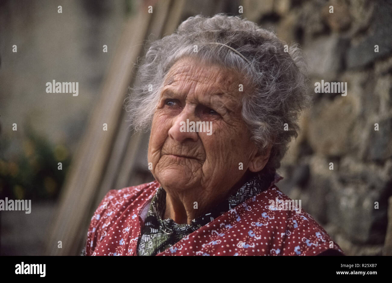 Niederösterreich Wachau,, Bäuerin Foto Stock