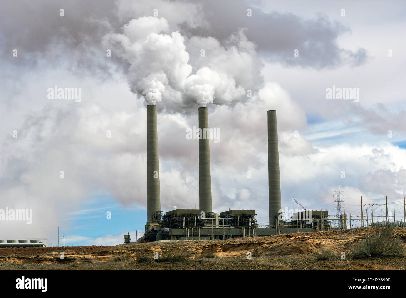 Navajo stazione di generazione, Page Arizona Foto Stock