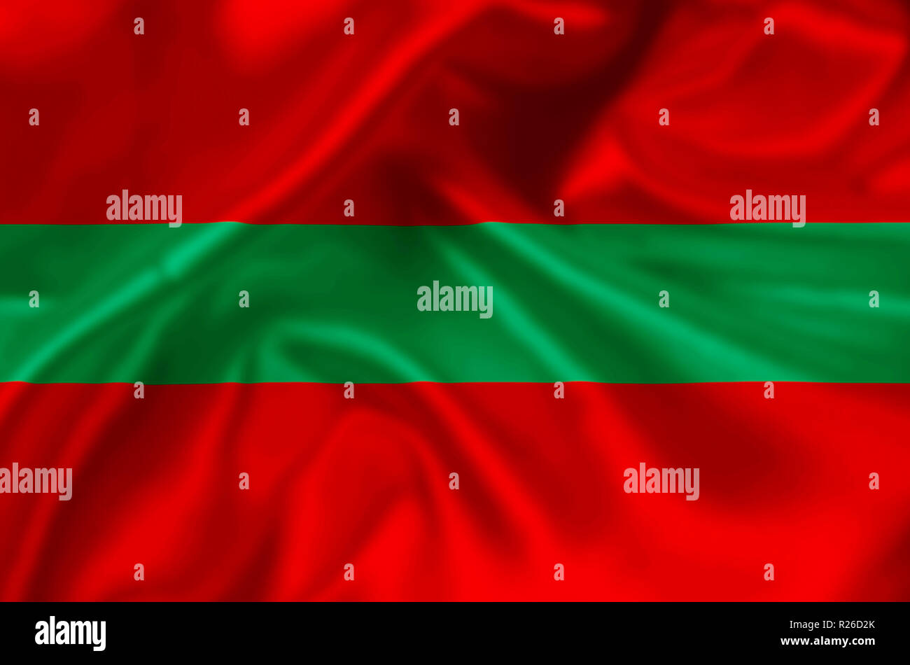 Transnistria gesticolando e closeup bandiera illustrazione. Perfetto per lo sfondo o scopi di texture. Foto Stock