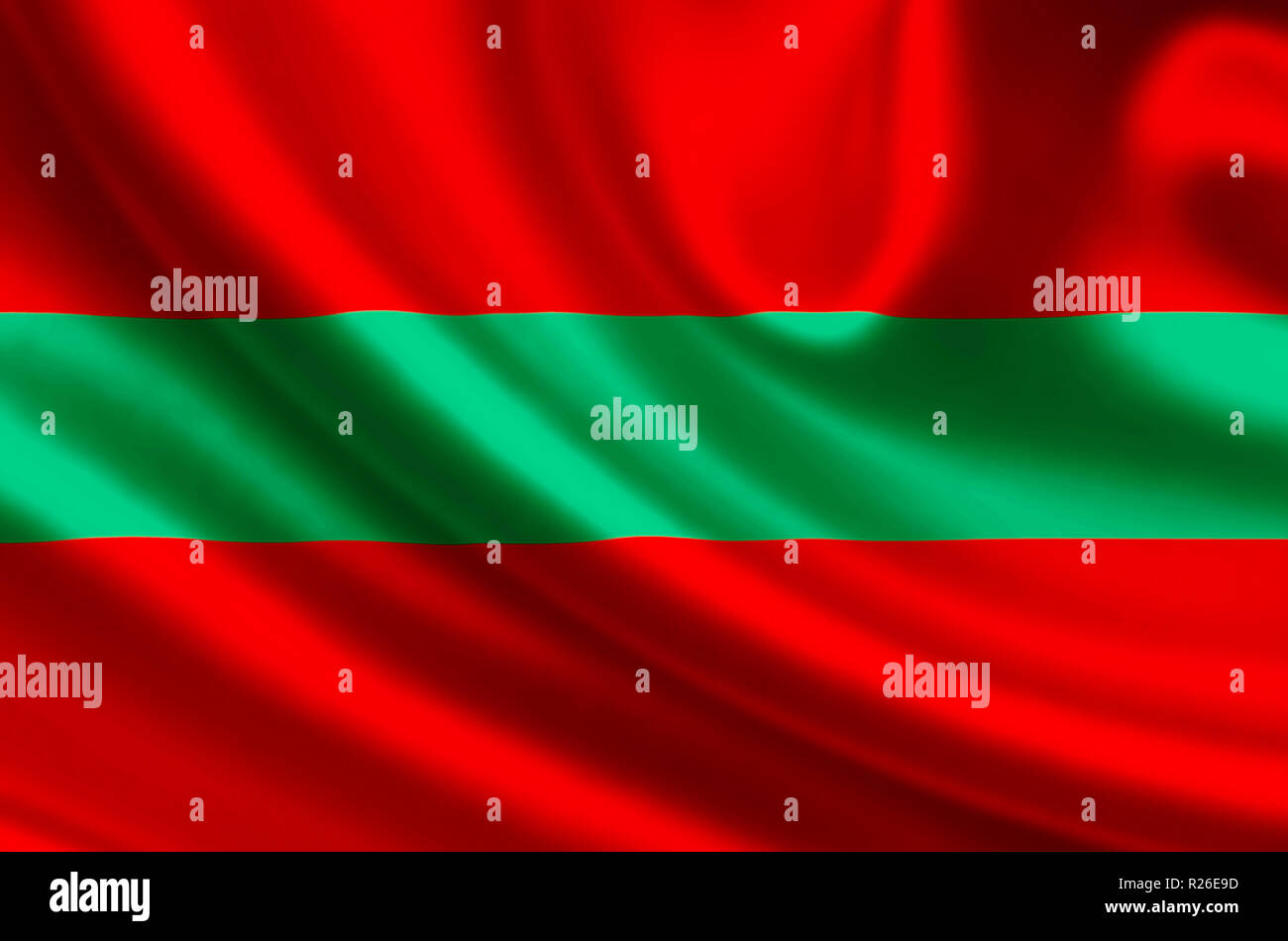 Transnistria gesticolando e closeup bandiera illustrazione. Perfetto per lo sfondo o scopi di texture. Foto Stock