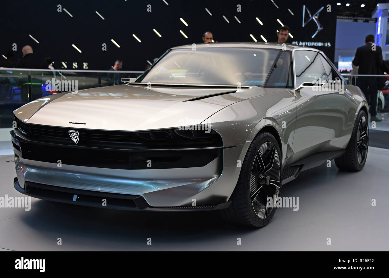 Peugeot e-leggenda concetto, Mondial Motor Show di Parigi, Parigi, Francia, Europa Foto Stock