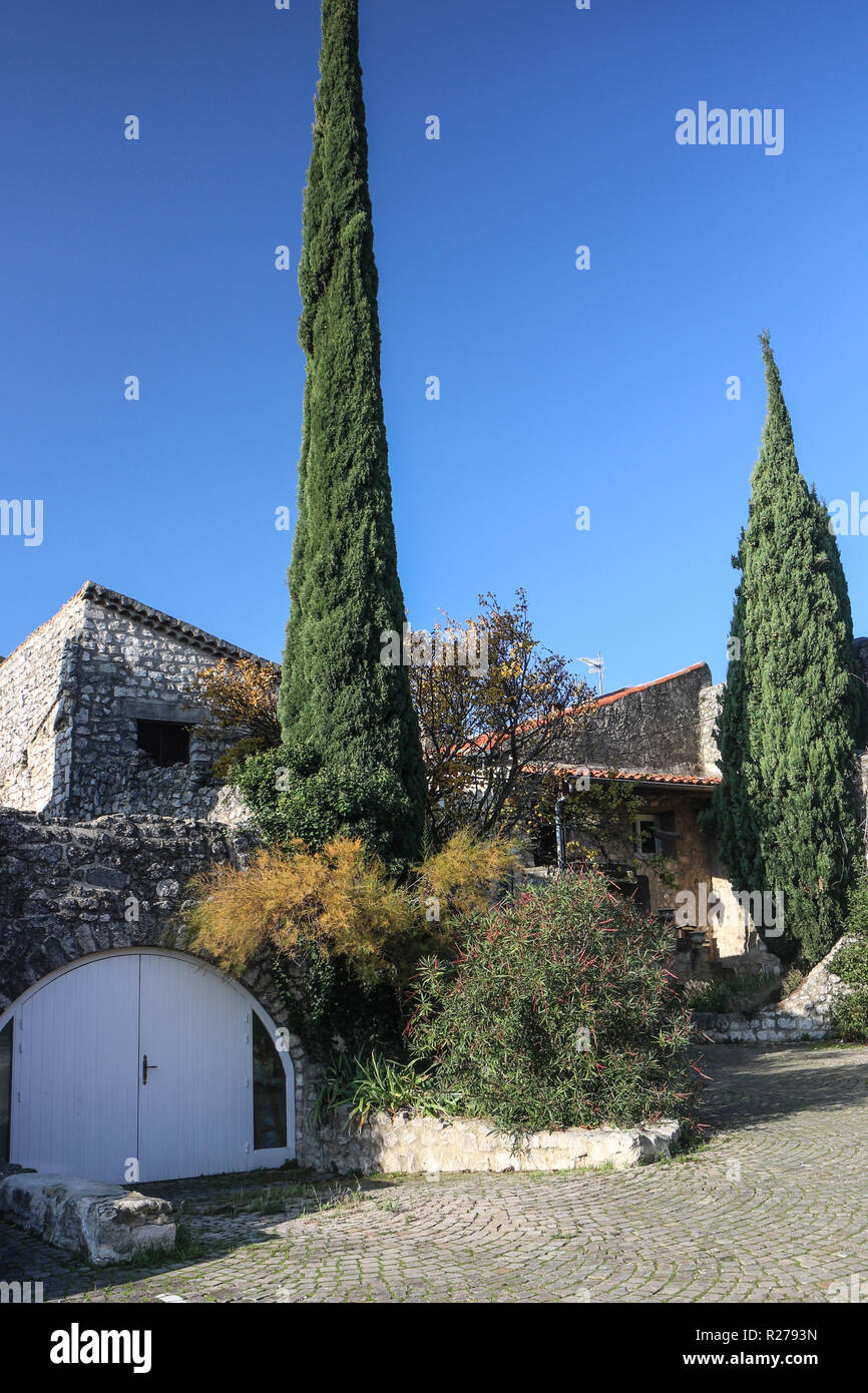 Visita Drôme punti di interesse : La Garde Adhémar Foto Stock