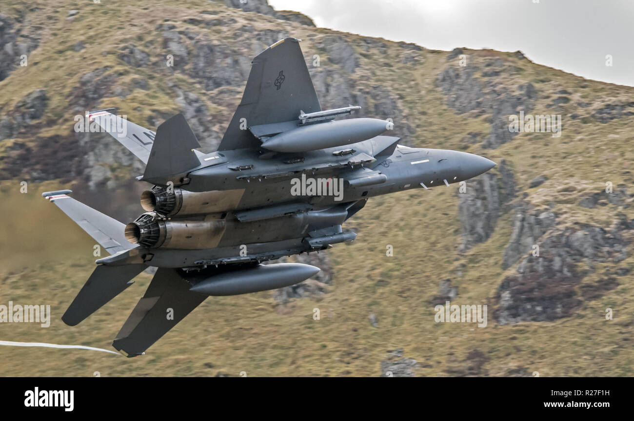 United States Air Force F-15 Eagle da RAF Lakenheath Foto Stock