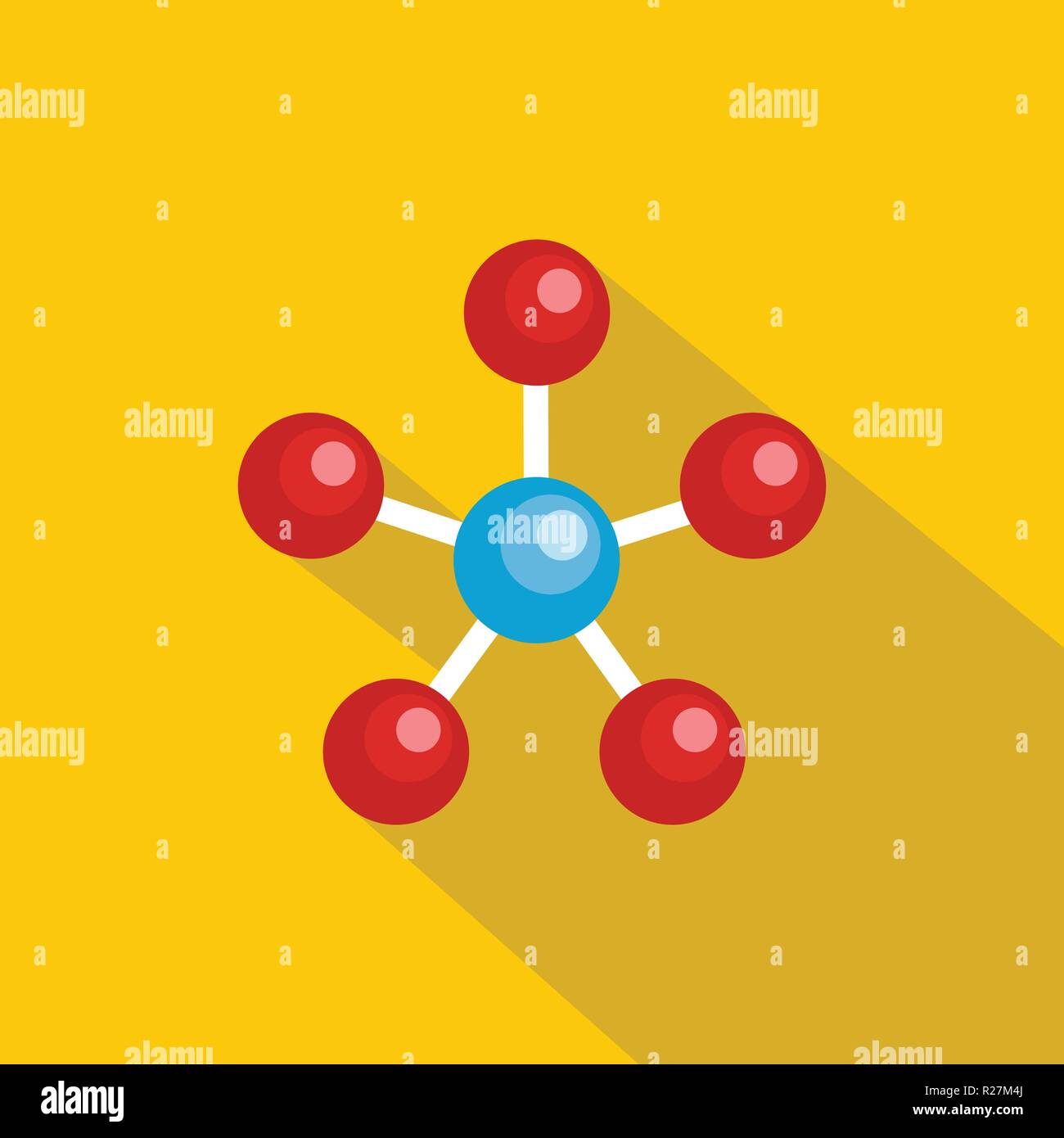 Round Icona grid. Illustrazione piano di griglia rotonda icona vettore per il web Illustrazione Vettoriale