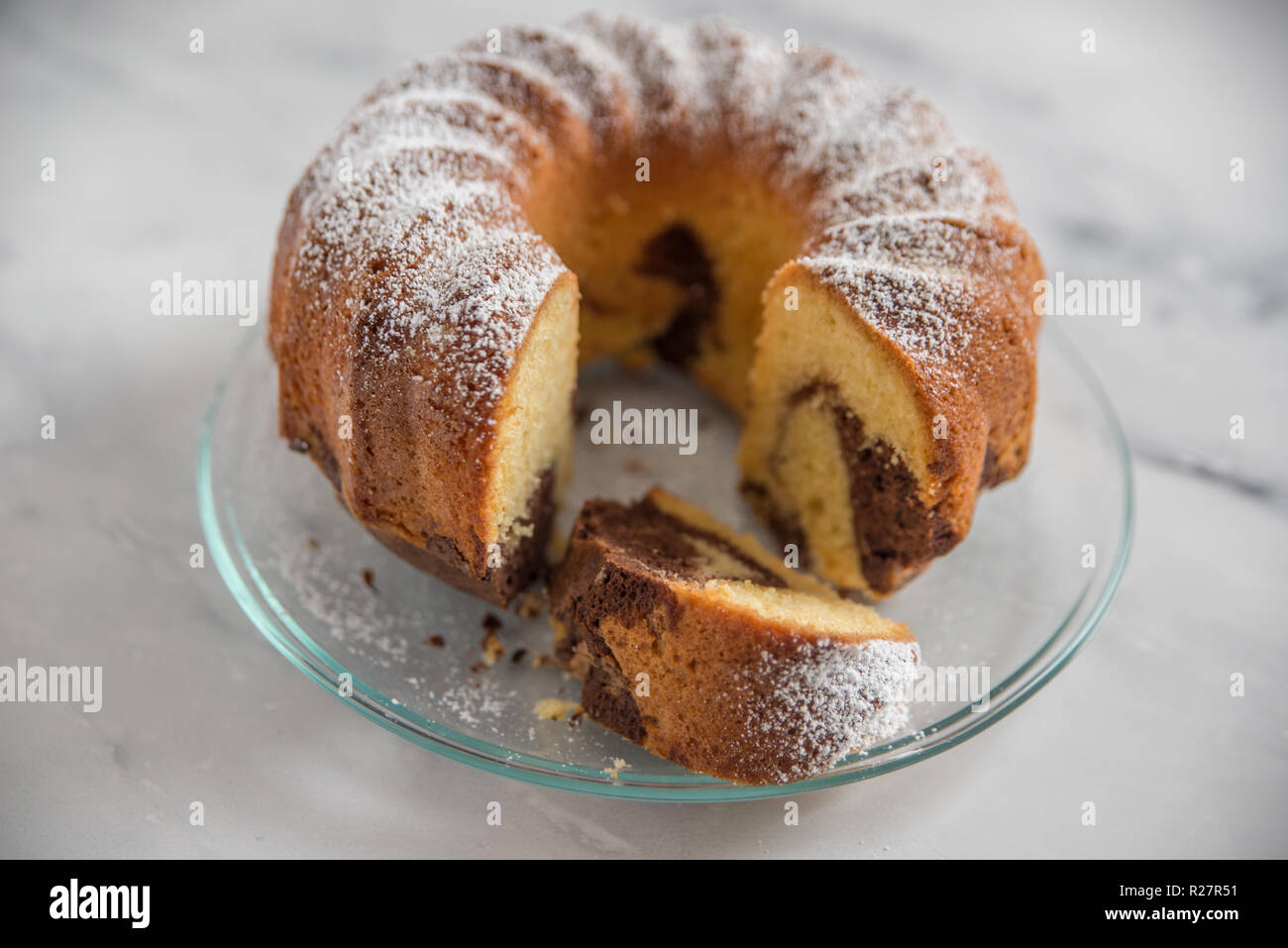 Torta Gugelhupf Foto Stock