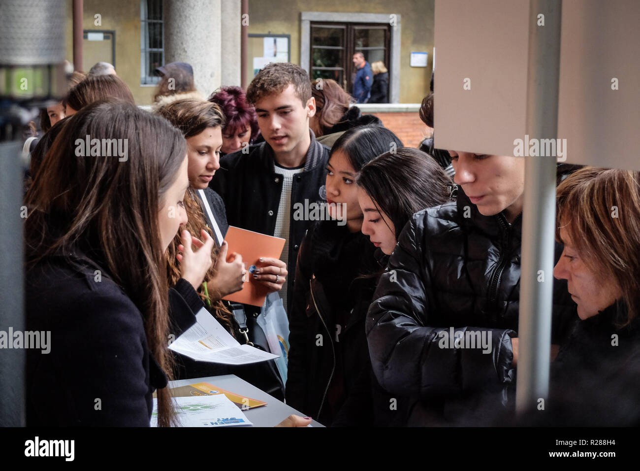Università Cattolica del Sacro Cuore,Milano, Italia. 17 novembre 2018. Credito: LaPresse/Alamy Live News Foto Stock