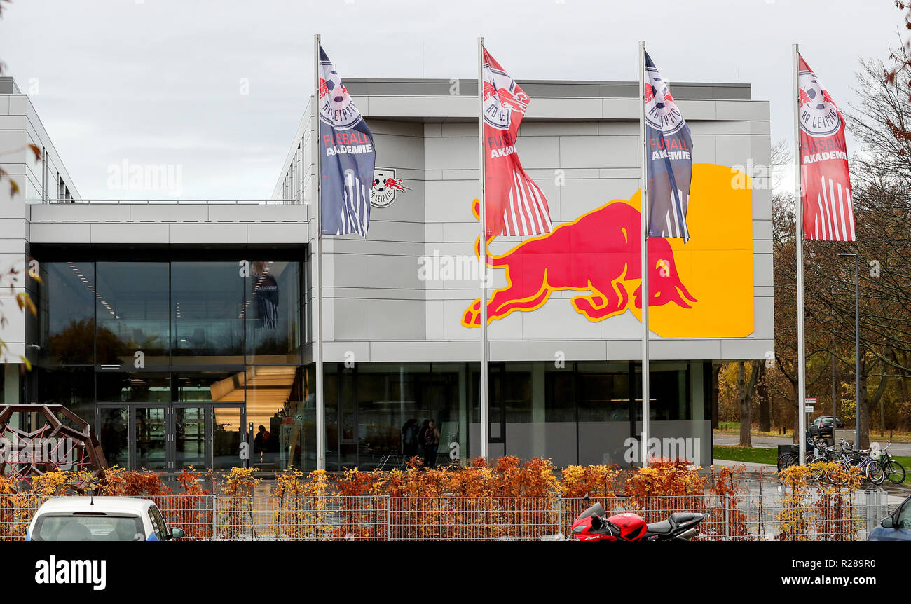 Leipzig, Germania. Xiv Nov, 2018. La Red Bull Academy di calcio, il RB Lipsia Centro di formazione su Cottaweg. Credito: Jan Woitas/dpa-Zentralbild/dpa/Alamy Live News Foto Stock