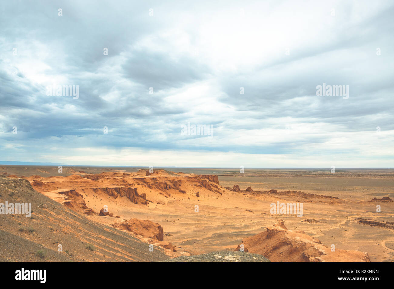 Le formazioni rocciose del deserto del Gobi. Foto Stock