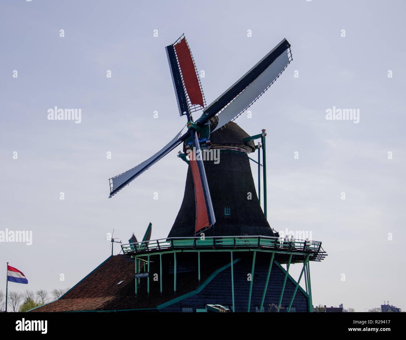 Mulini a vento di Zaanse Schans Foto Stock