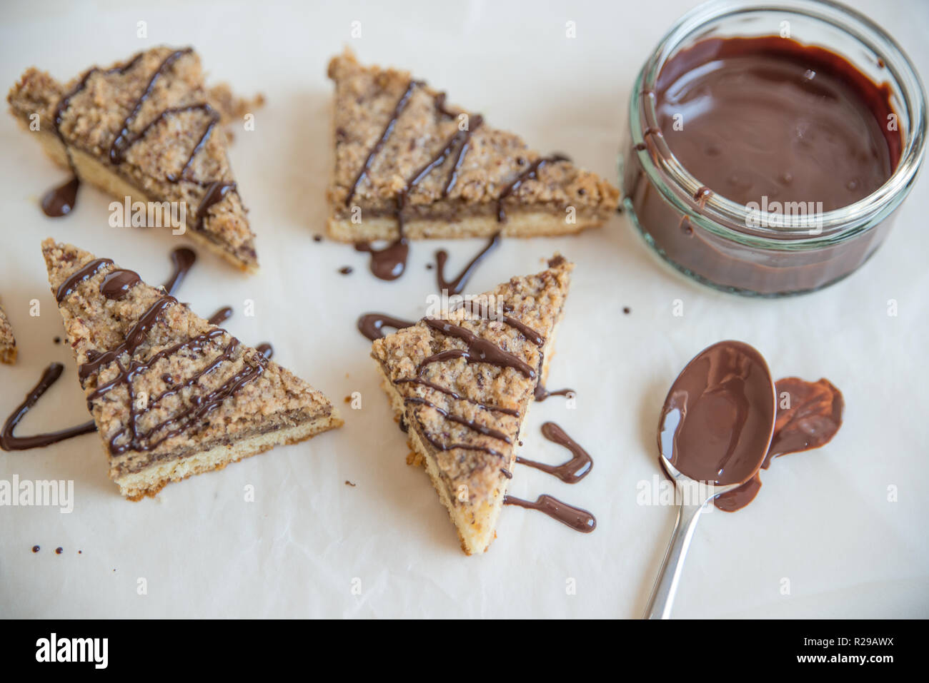 Triangel austriaco a forma di biscotti di Natale Foto Stock