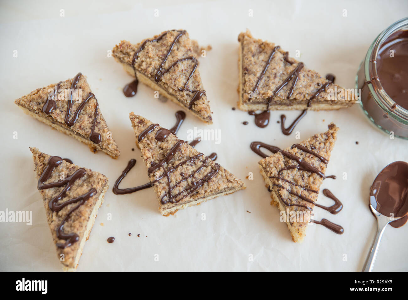 Triangel austriaco a forma di biscotti di Natale Foto Stock