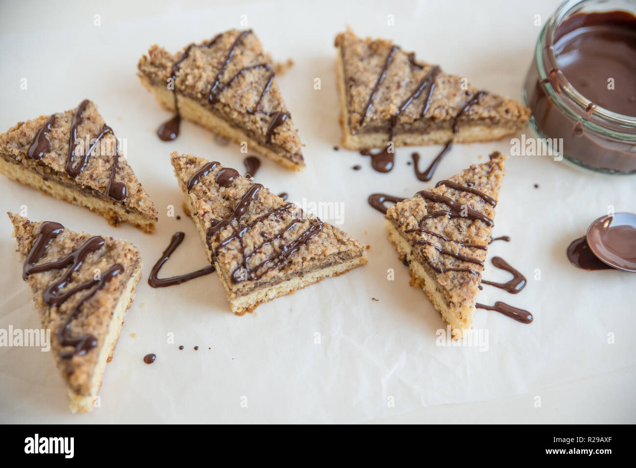 Triangel austriaco a forma di biscotti di Natale Foto Stock