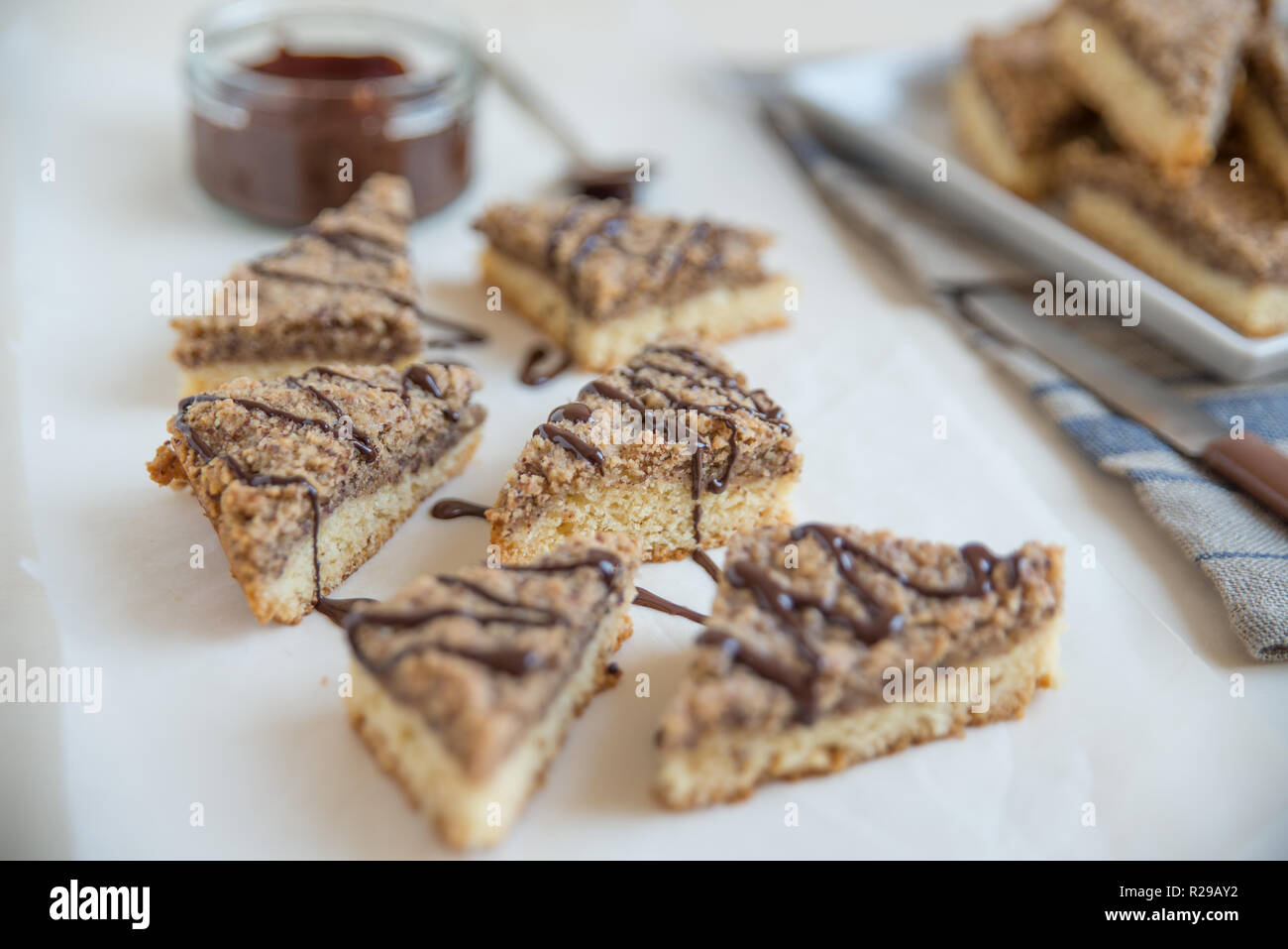 Triangel austriaco a forma di biscotti di Natale Foto Stock