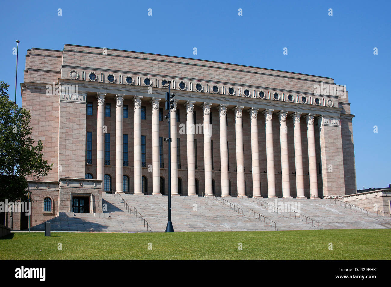 Parlamentsgebaeude (Eduskuntatalo), Helsinki (nur fuer redaktionelle Verwendung. Keine Werbung. Referenzdatenbank: http://www.360-berlin.de. © Jens Foto Stock