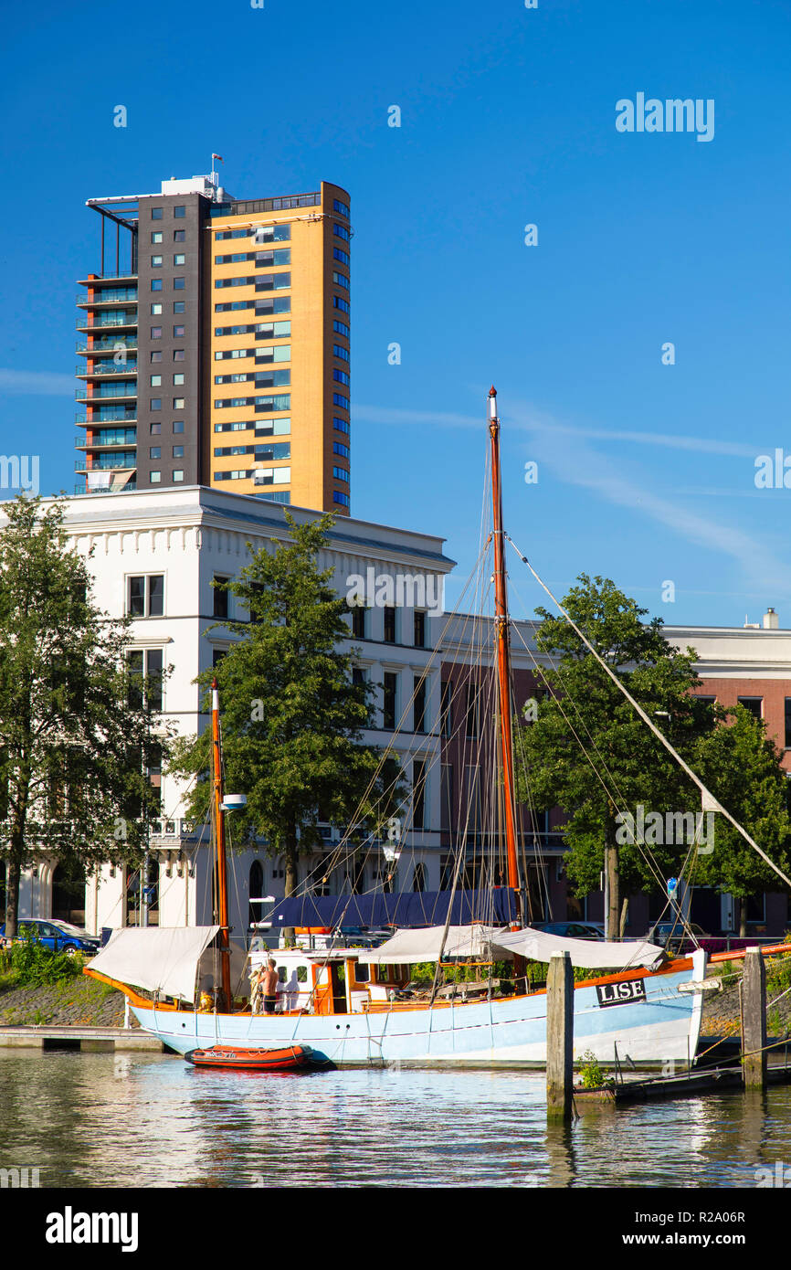 Veerhaven Marina, Rotterdam, Zuid Holland, Paesi Bassi Foto Stock