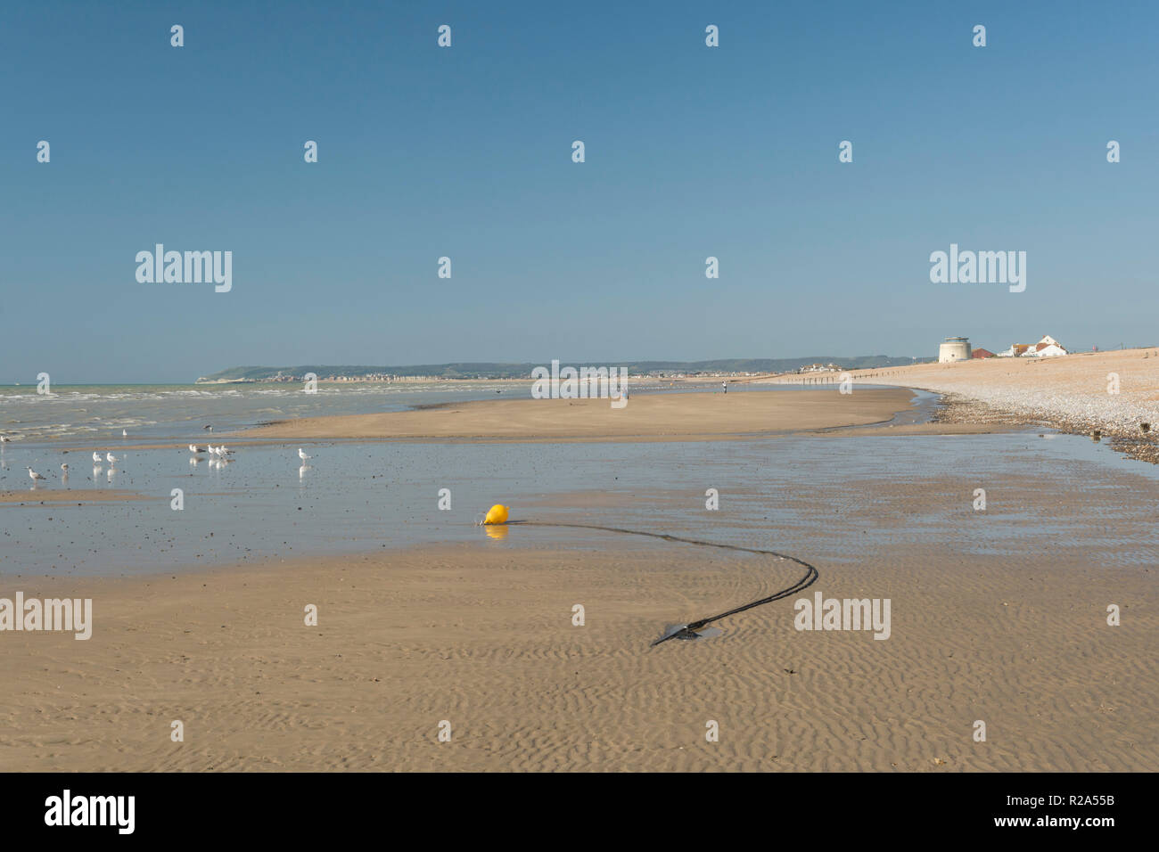 Normanni Bay, Sussex, Regno Unito Foto Stock