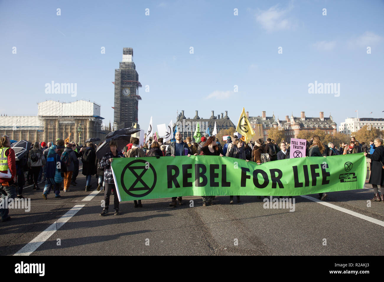Estinzione della ribellione nella Westminster. Foto Stock