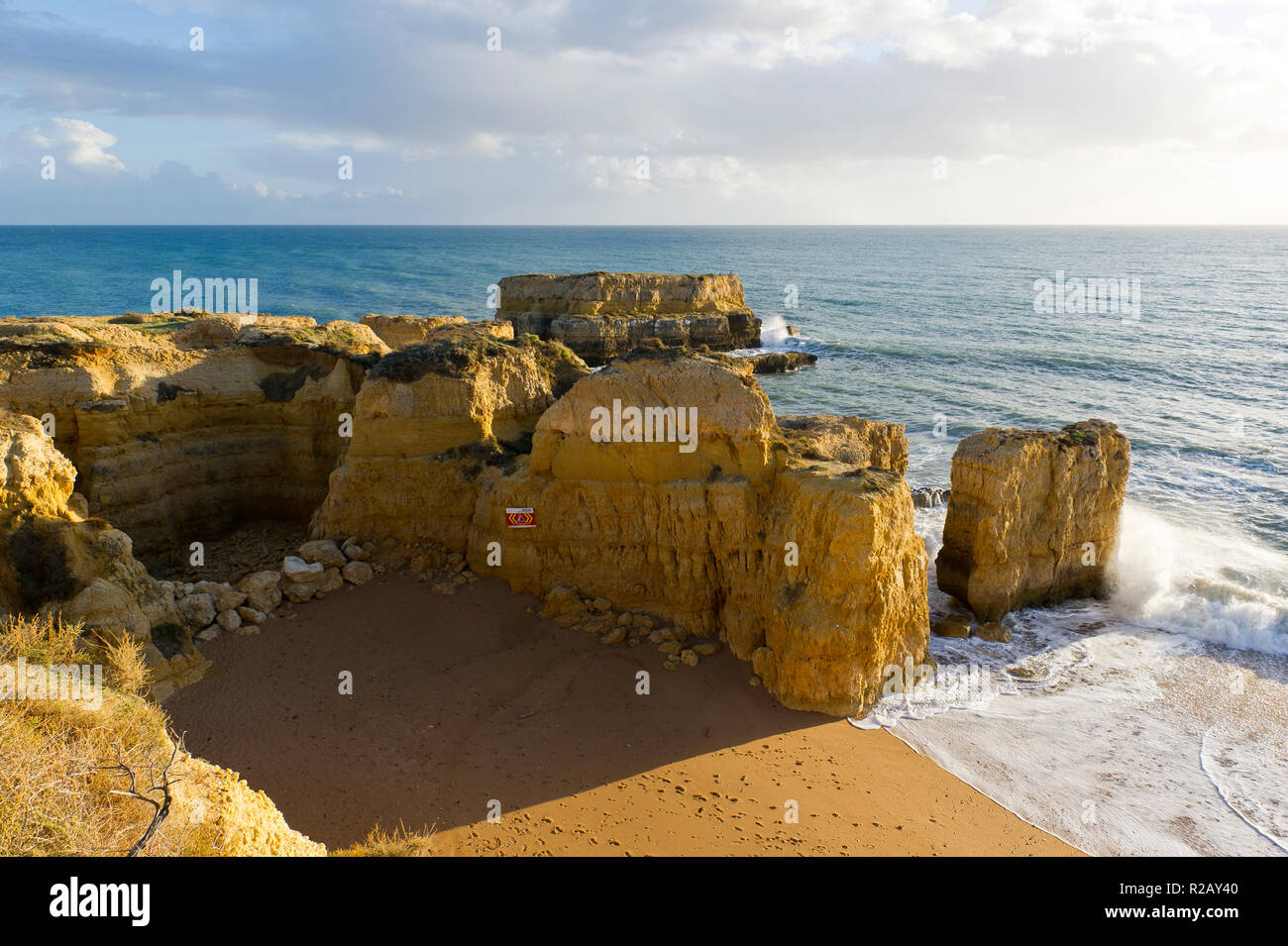 Praia do Castelo, Castelo spiaggia Algarve Portogallo Foto Stock