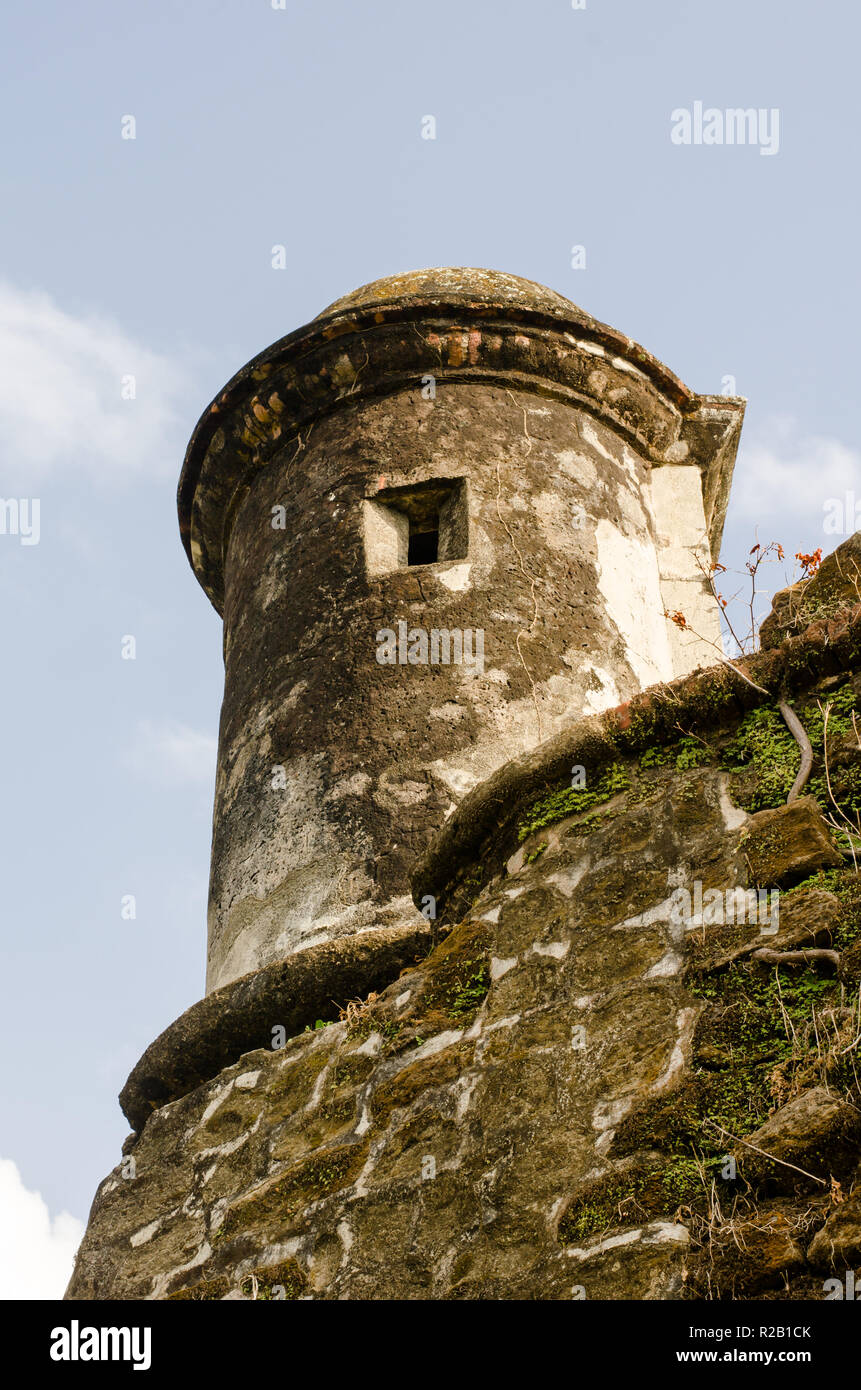 Fort San Lorenzo nel Colon, Panama Foto Stock