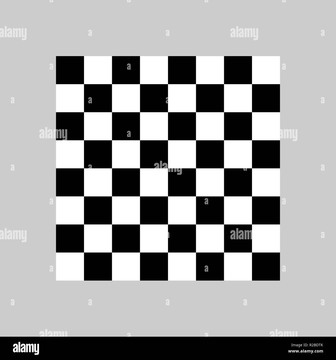 Illustrazione Vettoriale, design piatto di scacchi della scheda Illustrazione Vettoriale