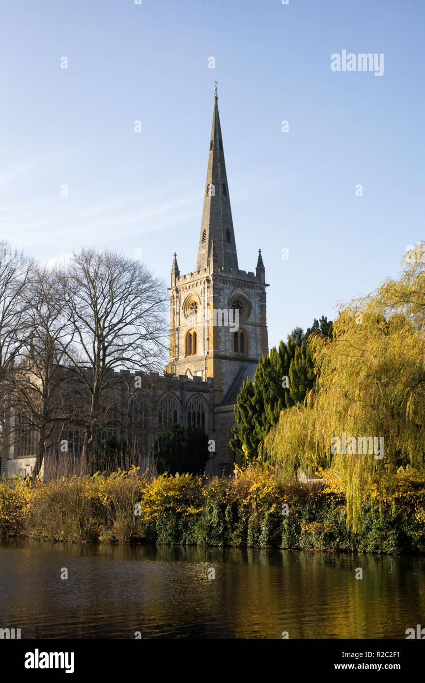 Chiesa della Santa Trinità, Stratford upon Avon. Foto Stock