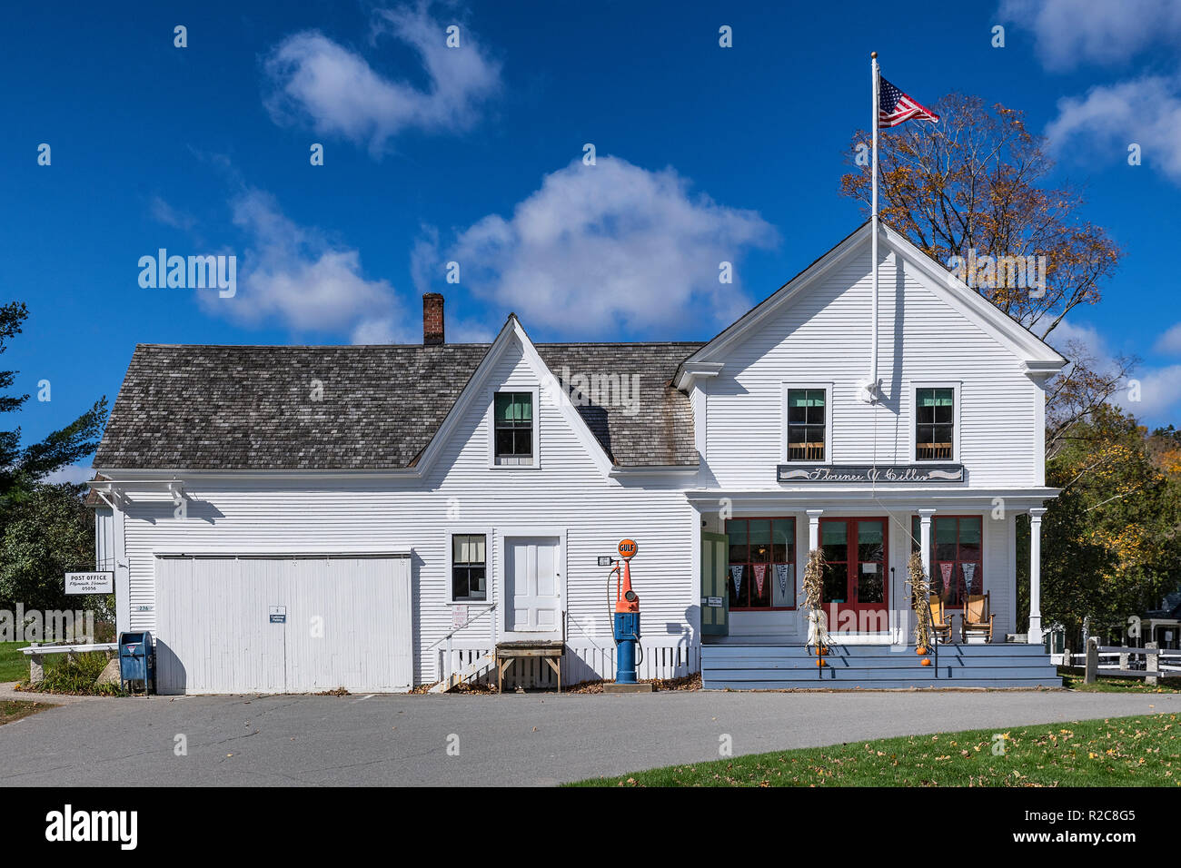 Affascinante paese store, Vermont, Plymouth, Vermont, USA. Foto Stock