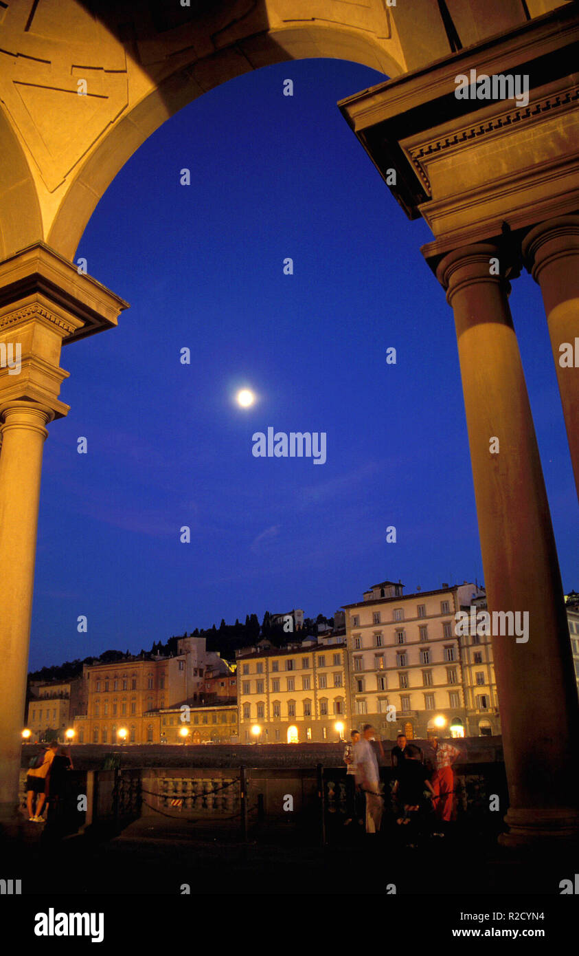 Firenze di notte Foto Stock