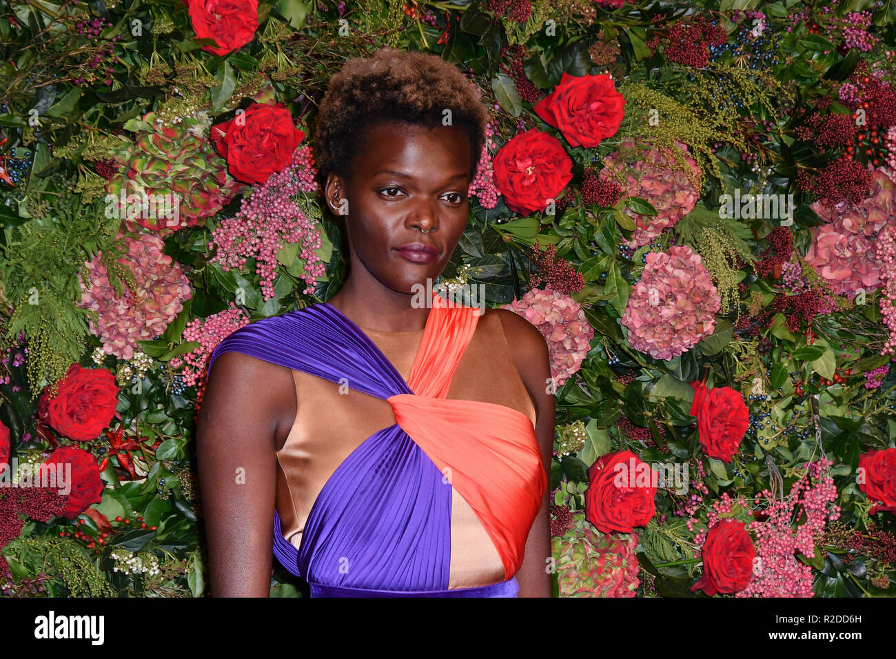 Londra, Regno Unito. 18 Novembre, 2018. Sheila Atim assiste la 64th Evening Standard Theatre Awards al Theatre Royal, il 18 novembre 2018, Londra, Regno Unito. Credito: Picture Capital/Alamy Live News Foto Stock