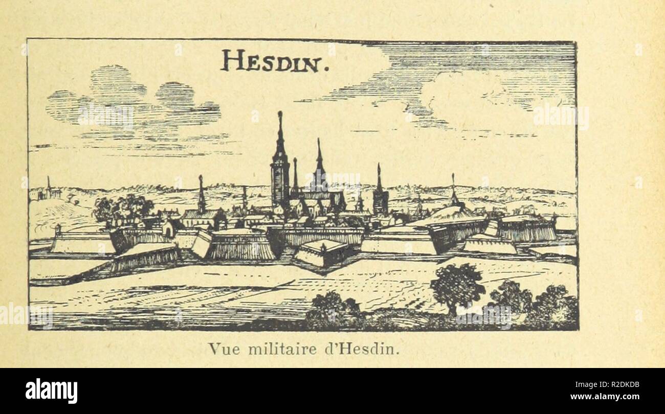 Pagina 157 di "Histoire d'Hesdin' . Foto Stock
