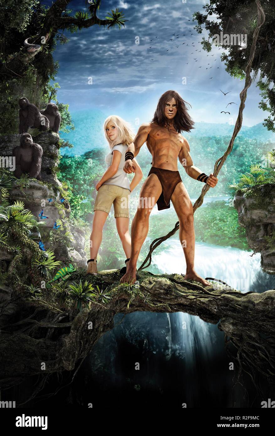 Tarzan Anno : 2013 Germania Direttore : Reinhard Klooss filmato di animazione poster (Textless) Foto Stock