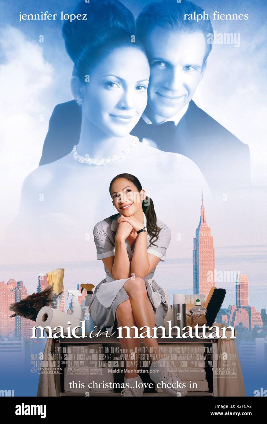 Maid in Manhattan Anno : 2002 USA Direttore : Wayne Wang Ralph Fiennes, Jennifer  Lopez Movie poster (USA Foto stock - Alamy