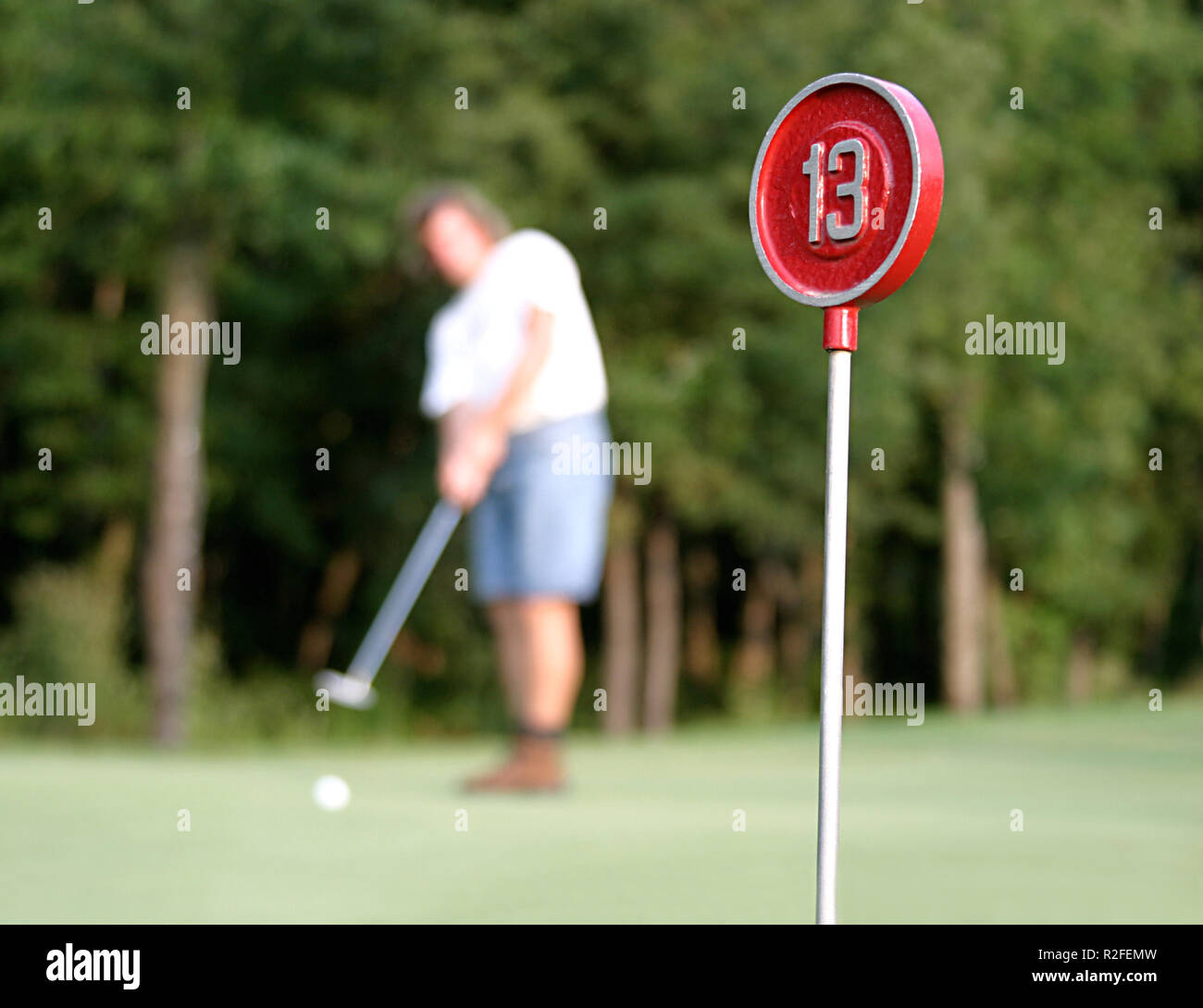 Golf foro 13 (2) Foto Stock
