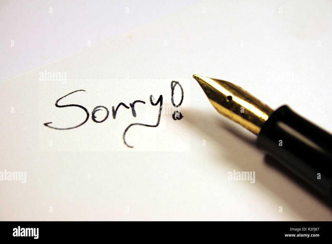 Mi scusi Foto Stock