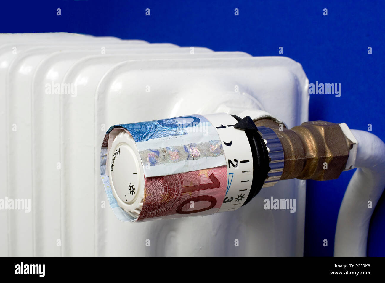 Aumento dei costi di riscaldamento Foto Stock