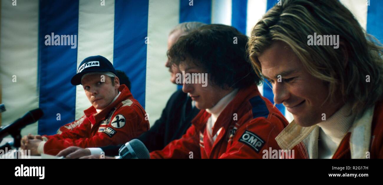 Rush Anno : 2013 STATI UNITI / Germania Direttore : Ron Howard Daniel Brühl, Chris Hemsworth Foto Stock